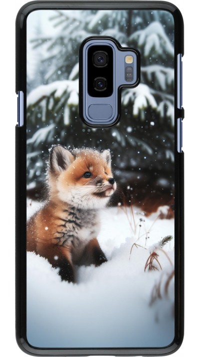 Samsung Galaxy S9+ Case Hülle - Weihnachten 2023 Fuechslein Tanne