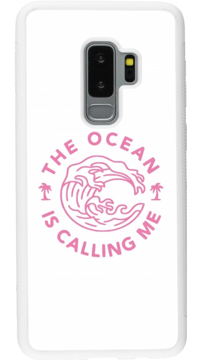 Coque Samsung Galaxy S9+ - Silicone rigide blanc The Ocean is calling me