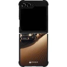 Samsung Galaxy Z Flip5 Case Hülle - Silikon schwarz Mercedes G Drift Wueste