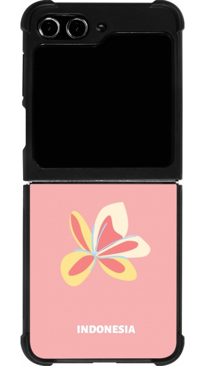 Samsung Galaxy Z Flip5 Case Hülle - Silikon schwarz Pop Summer Destination Bali