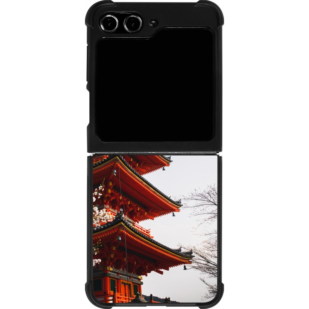 Samsung Galaxy Z Flip5 Case Hülle - Silikon schwarz Spring 23 Japan