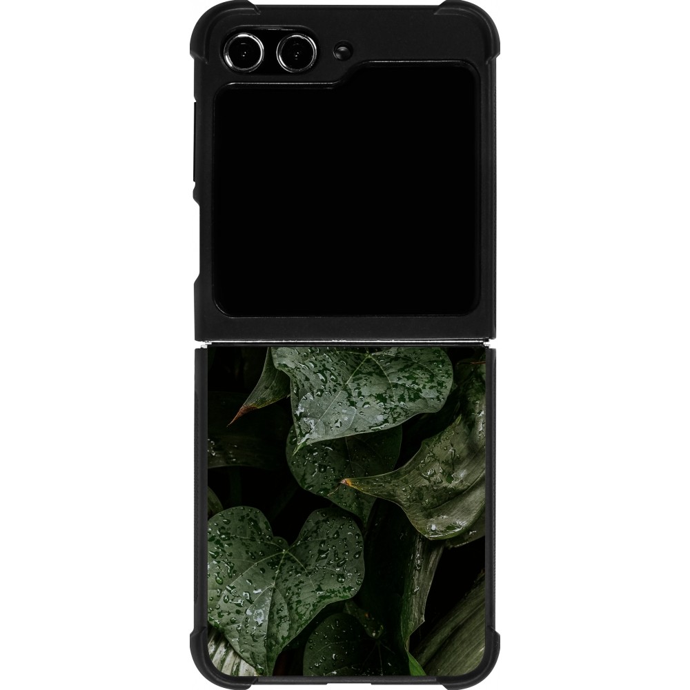 Samsung Galaxy Z Flip5 Case Hülle - Silikon schwarz Spring 23 fresh plants