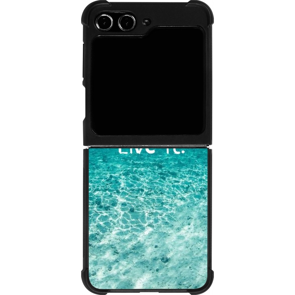 Samsung Galaxy Z Flip5 Case Hülle - Silikon schwarz Summer 18 24