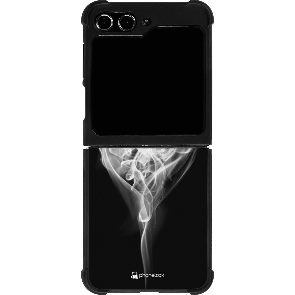 Samsung Galaxy Z Flip5 Case Hülle - Silikon schwarz Valentine 2022 Black Smoke