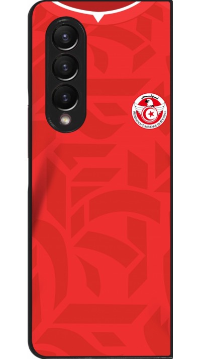 Samsung Galaxy Z Fold3 5G Case Hülle - Tunesien 2022 personalisierbares Fussballtrikot