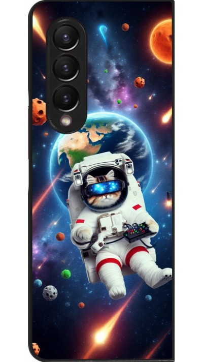 Coque Samsung Galaxy Z Fold3 5G - VR SpaceCat Odyssey