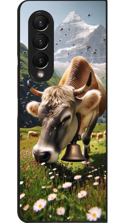 Coque Samsung Galaxy Z Fold3 5G - Vache montagne Valais