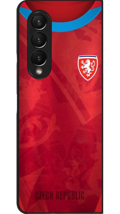 Samsung Galaxy Z Fold4 Case Hülle - Tschechische Republik personalisierbares Fussballtrikot