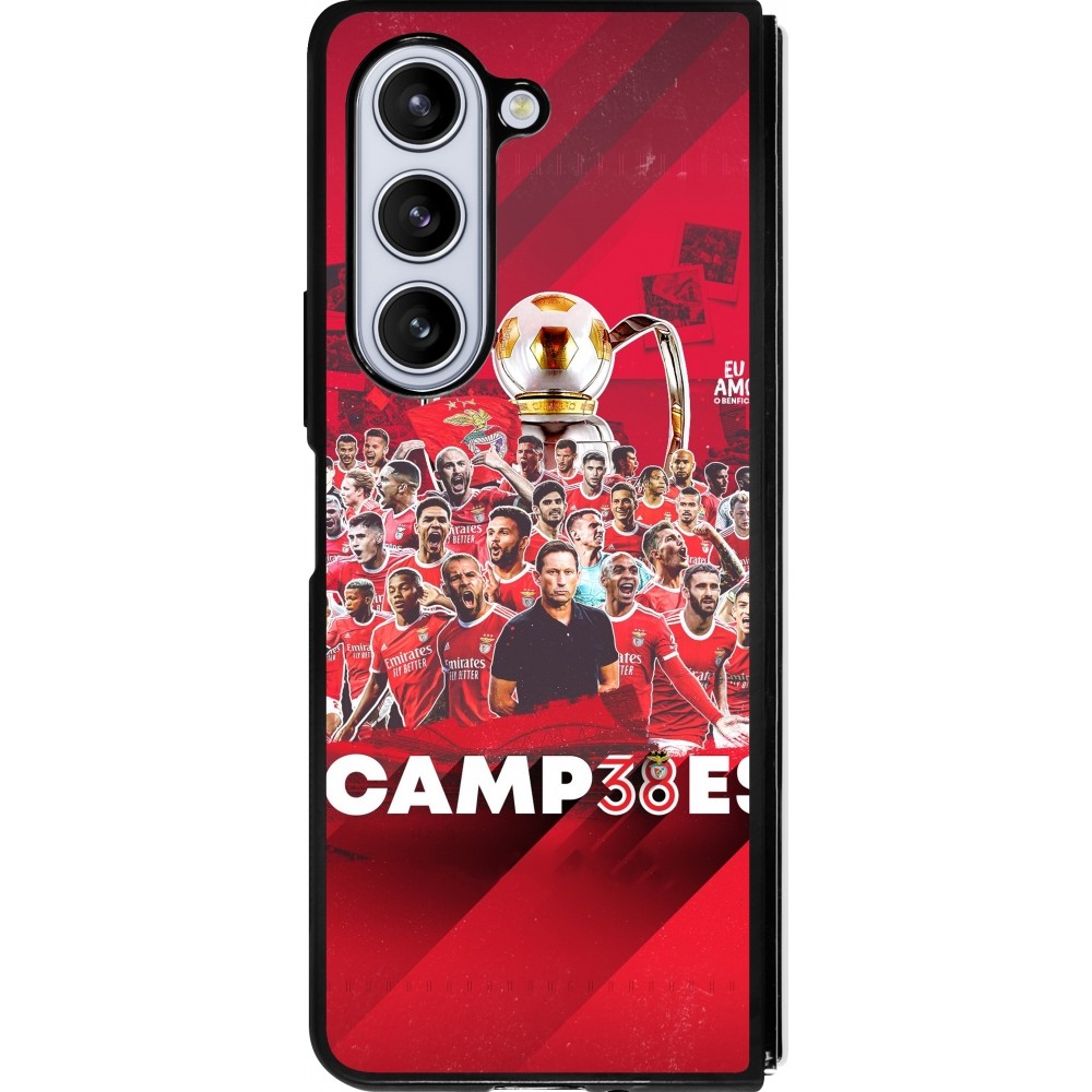 Samsung Galaxy Z Fold5 Case Hülle - Silikon schwarz Benfica Campeoes 2023