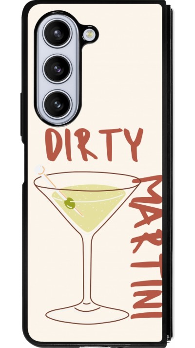 Samsung Galaxy Z Fold5 Case Hülle - Silikon schwarz Cocktail Dirty Martini