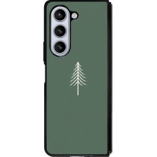 Samsung Galaxy Z Fold5 Case Hülle - Silikon schwarz Christmas 22 minimalist tree