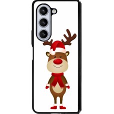 Samsung Galaxy Z Fold5 Case Hülle - Silikon schwarz Christmas 22 reindeer