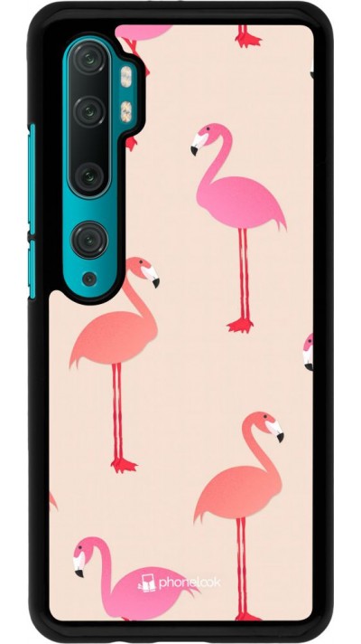 Coque Xiaomi Mi Note 10 / Note 10 Pro - Pink Flamingos Pattern