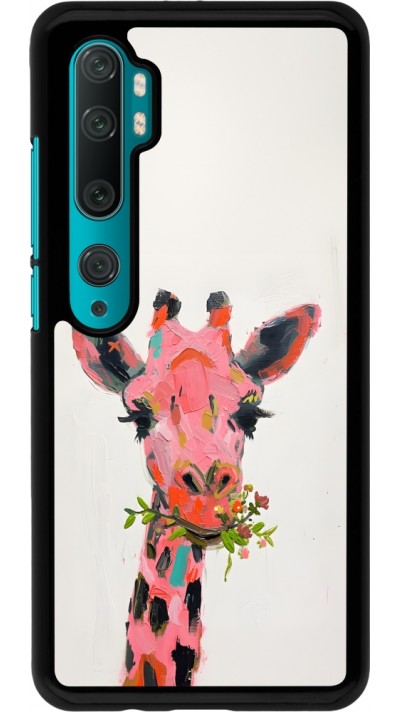 Coque Xiaomi Mi Note 10 / Note 10 Pro - Pink Girafe Paint