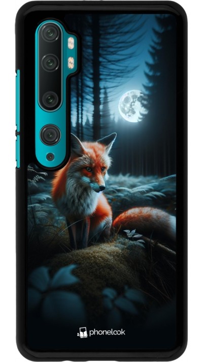 Coque Xiaomi Mi Note 10 / Note 10 Pro - Renard lune forêt