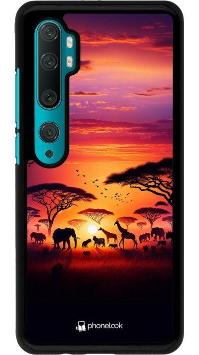 Coque Xiaomi Mi Note 10 / Note 10 Pro - Safari sunset wildlife