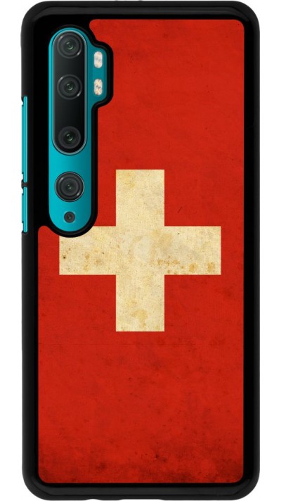 Coque Xiaomi Mi Note 10 / Note 10 Pro - Vintage Flag SWISS