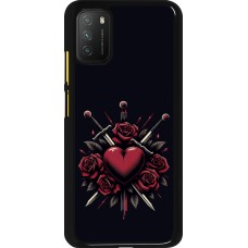 Xiaomi Poco M3 Case Hülle - Valentine 2024 gothic love