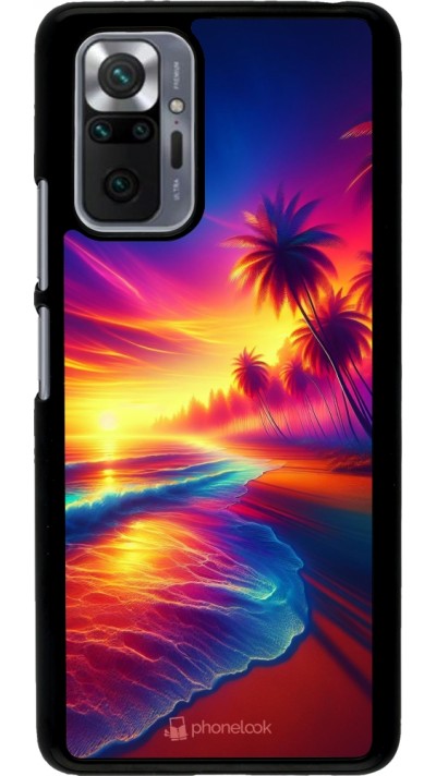 Xiaomi Redmi Note 10 Pro Case Hülle - Strand Sonnenuntergang auffällig