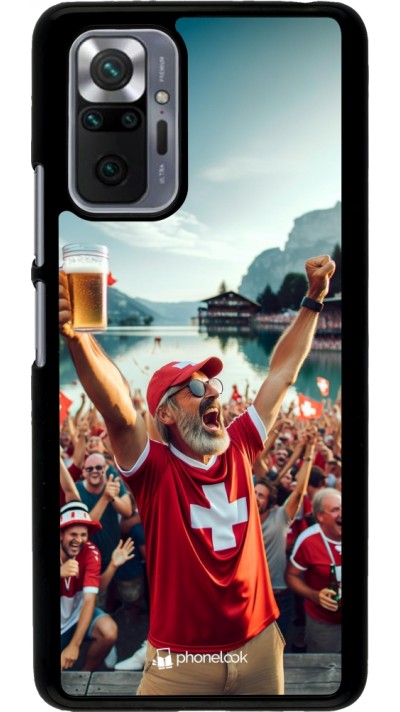 Xiaomi Redmi Note 10 Pro Case Hülle - Schweizer Sieg Fanzone Euro 2024