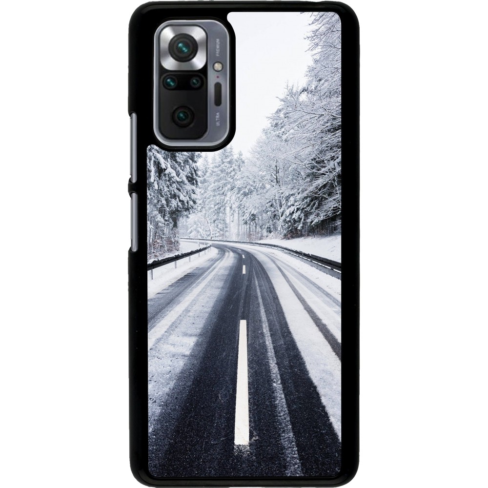 Xiaomi Redmi Note 10 Pro Case Hülle - Winter 22 Snowy Road