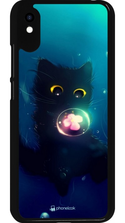 Coque Xiaomi Redmi 9A - Cute Cat Bubble