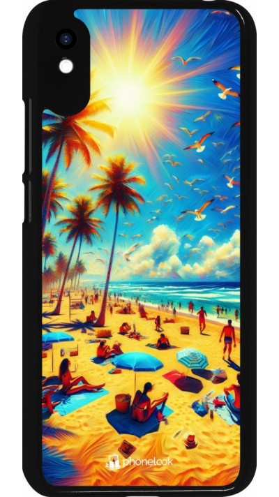 Xiaomi Redmi 9A Case Hülle - Sommer Paradies Farbe