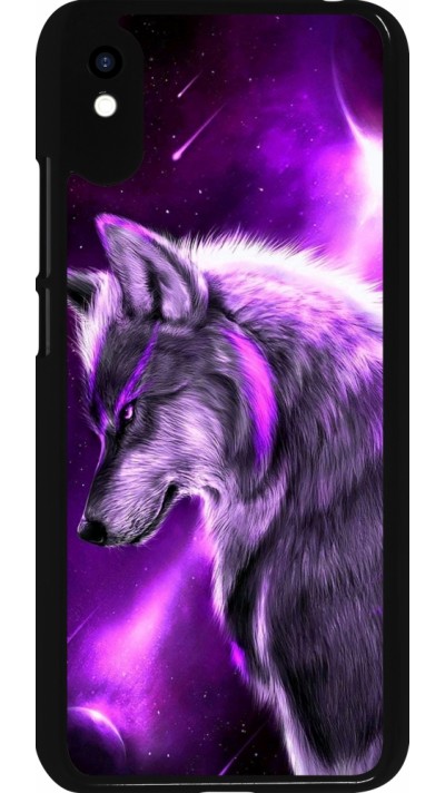 Xiaomi Redmi 9A Case Hülle - Purple Sky Wolf