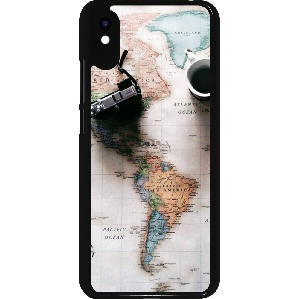 Xiaomi Redmi 9A Case Hülle - Travel 01