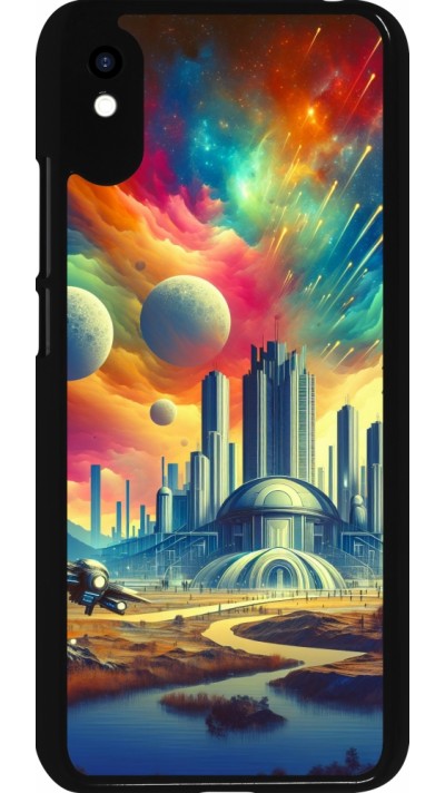 Coque Xiaomi Redmi 9A - Ville extra-dôme futuriste