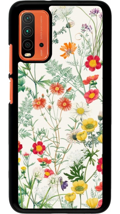 Xiaomi Redmi 9T Case Hülle - Flora Botanical Wildlife