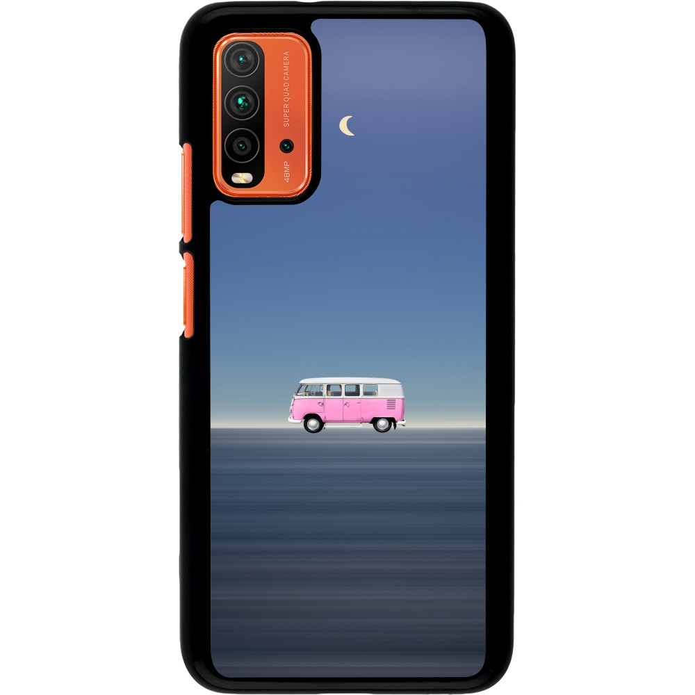 Xiaomi Redmi 9T Case Hülle - Spring 23 pink bus