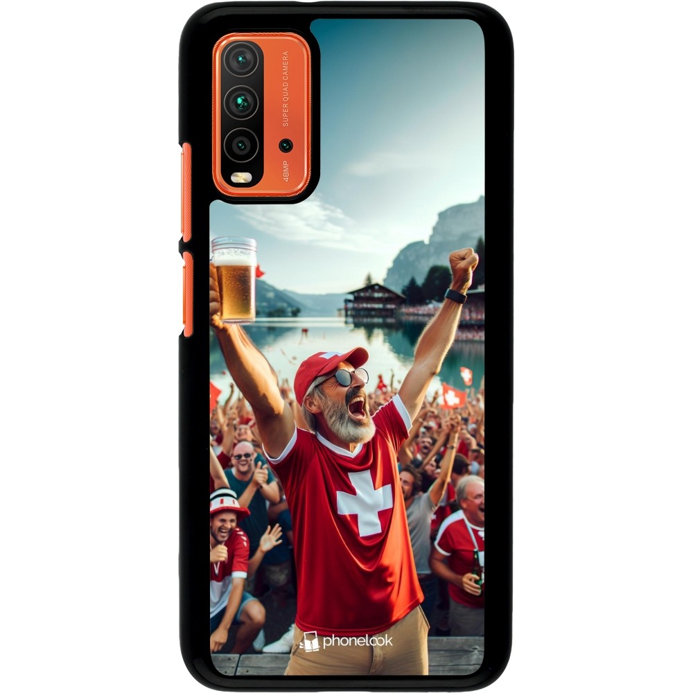 Xiaomi Redmi 9T Case Hülle - Schweizer Sieg Fanzone Euro 2024