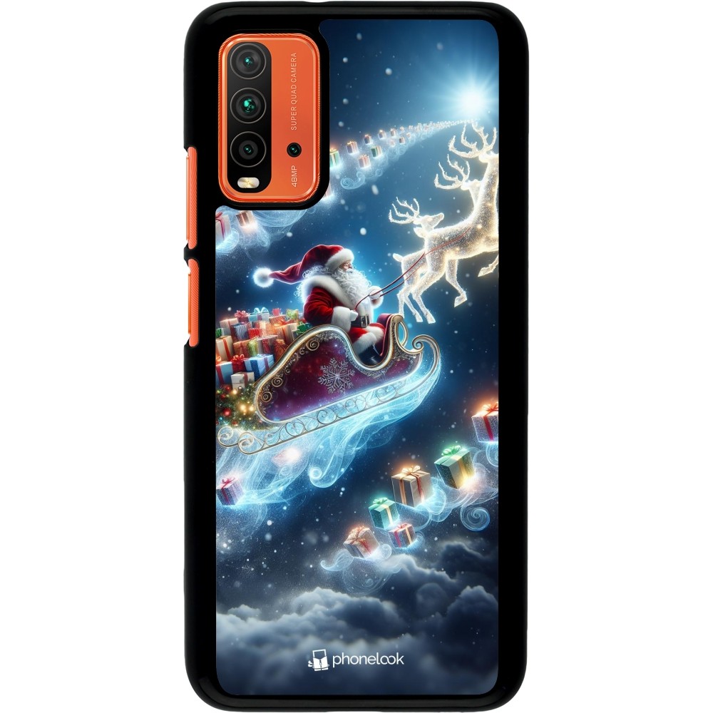 Xiaomi Redmi 9T Case Hülle - Weihnachten 2023 Verzauberter Weihnachtsmann