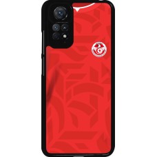 Xiaomi Redmi Note 11 / 11S Case Hülle - Tunesien 2022 personalisierbares Fussballtrikot