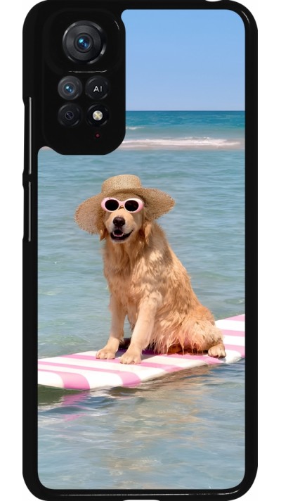 Xiaomi Redmi Note 11 / 11S Case Hülle - Summer Dog on Paddle