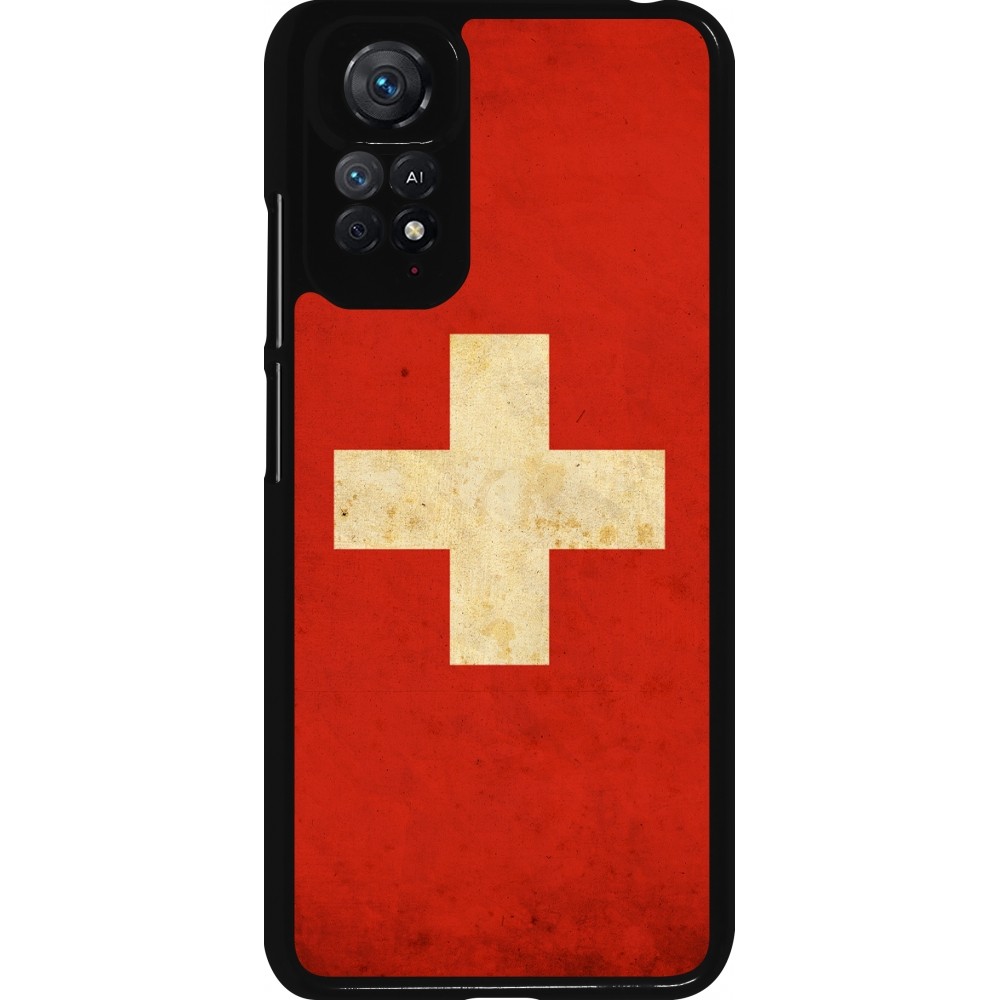 Xiaomi Redmi Note 11 / 11S Case Hülle - Vintage Flag SWISS