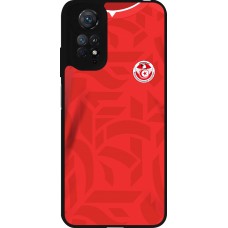 Xiaomi Redmi Note 11 / 11S Case Hülle - Silikon schwarz Tunesien 2022 personalisierbares Fussballtrikot