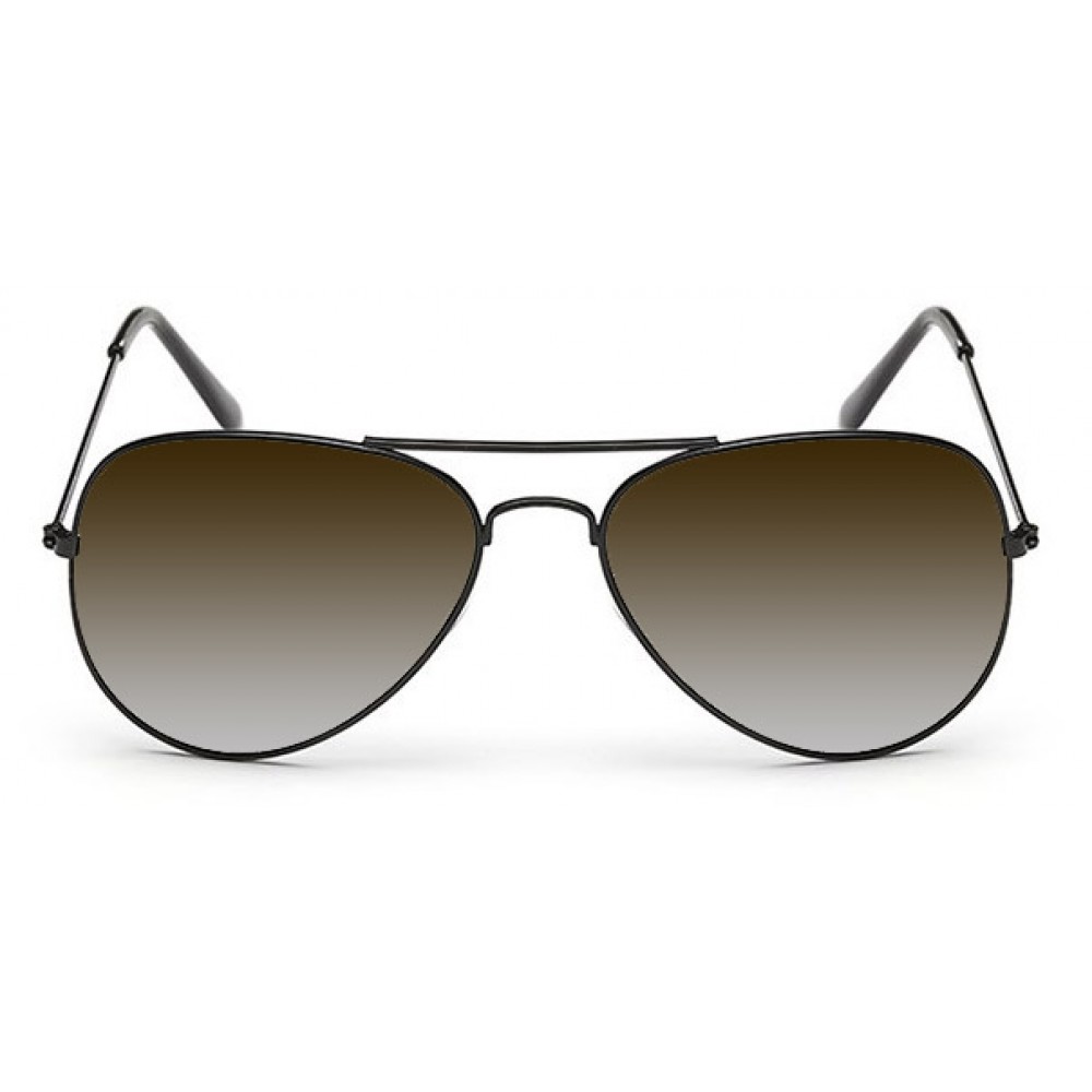 "For The Look" Sunglasses - Sonnenbrille in Aviator Style mit UV Schutz - Braun