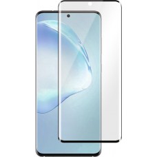 3D Tempered Glass Samsung Galaxy A55 5G - Full Screen Display Schutzglas mit schwarzem Rahmen