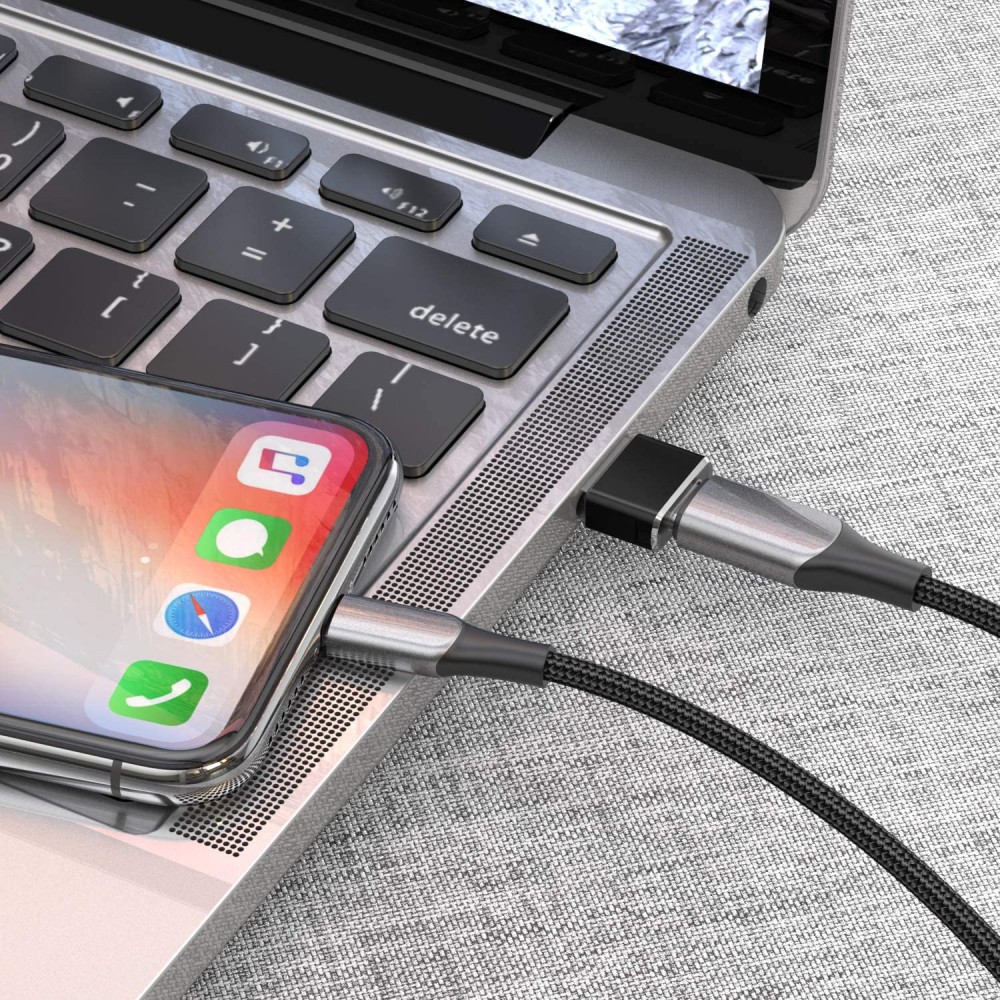 Ladekabel- / Anschluss Adapter - USB-C (Eingang) auf USB-A (Ausgang) - Schwarz