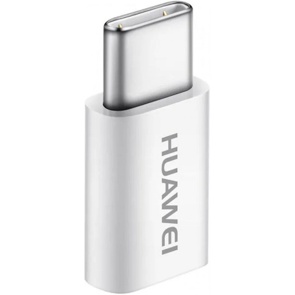 Offizieller Huawei Anschluss Adapter Micro USB auf USB-C 3.1 AP52 - Weiss