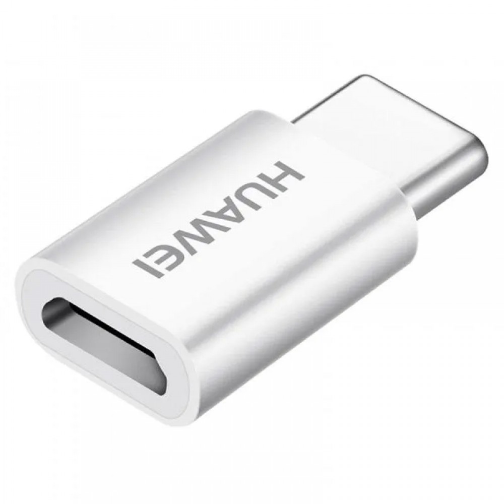 Offizieller Huawei Anschluss Adapter Micro USB auf USB-C 3.1 AP52 - Weiss