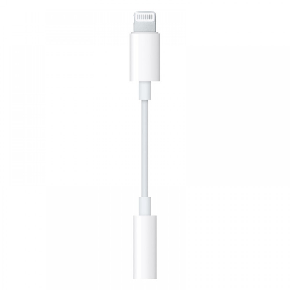 Apple Lightning vers mini-jack 3.5mm adaptateur MMX62ZM/A - Blanc