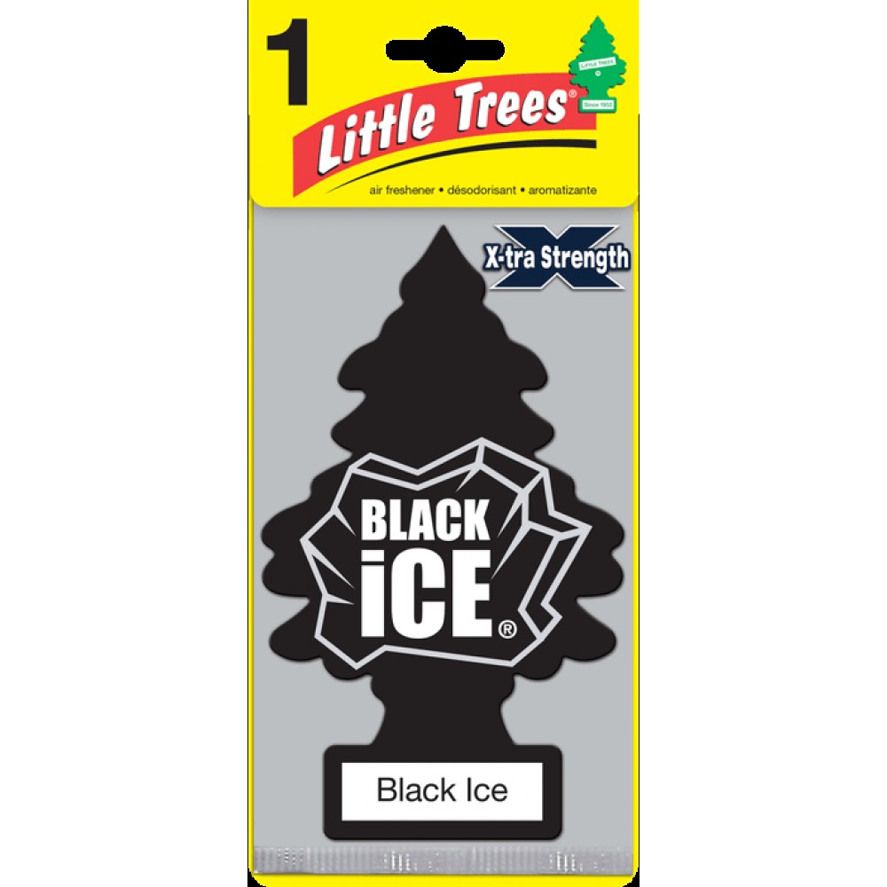 Arbre sent-bon désodorisant voiture anti-odeur - Parfum Black Ice