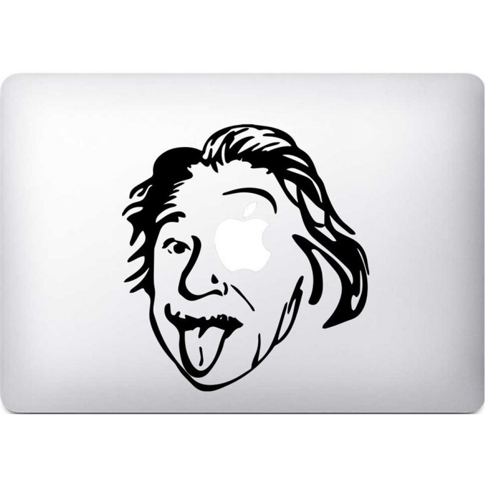 MacBook Aufkleber - Einstein