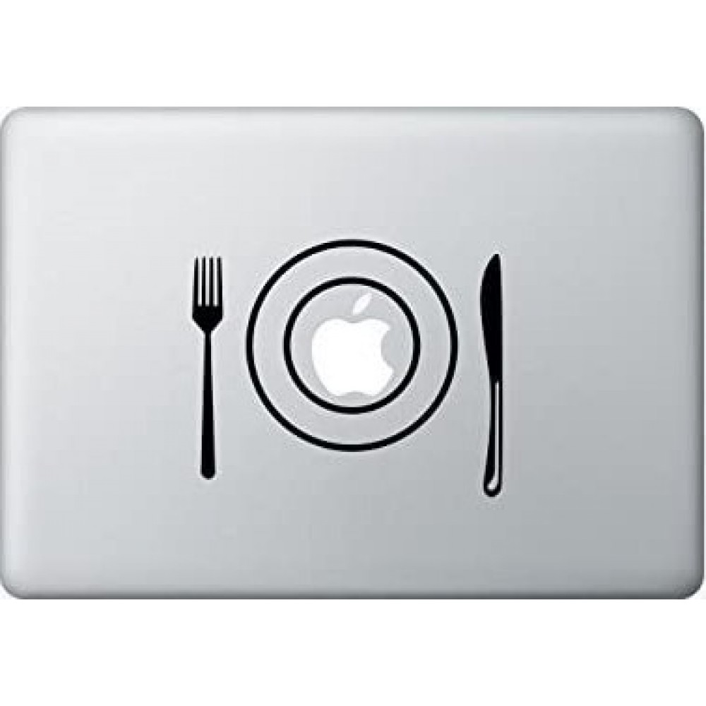 MacBook Aufkleber - Fork & Knife