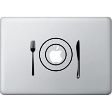 MacBook Aufkleber - Fork & Knife