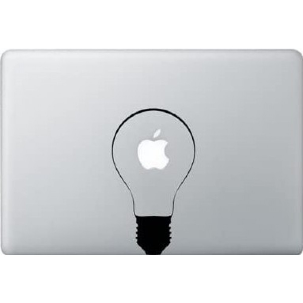 MacBook Aufkleber - Light Bulb