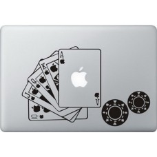 MacBook Aufkleber - Poker Cards